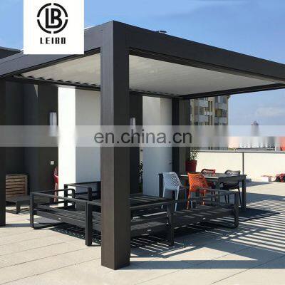 Louver Canopy Louvered Pergola Metal Pergola photo-3
