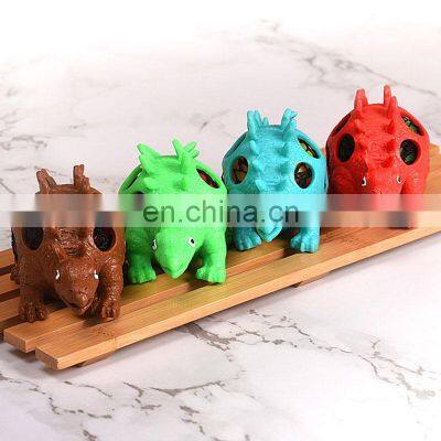 Decompression Strange New Tricky Dinosaur Toy Hot Selling Stress Squishy Mesh Ball photo-3