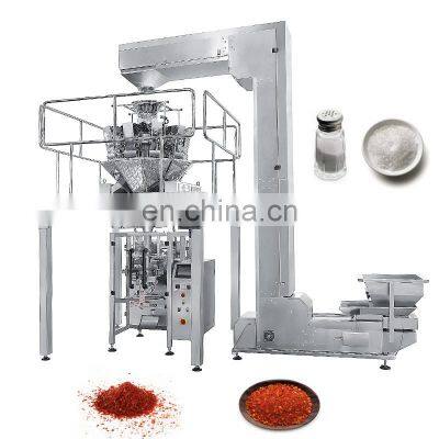 Pepper Chilli Four Side Seal Spice 1Gm To 100Gm Sugar And Salt Granule Package 1Kg Salt Pack Machine