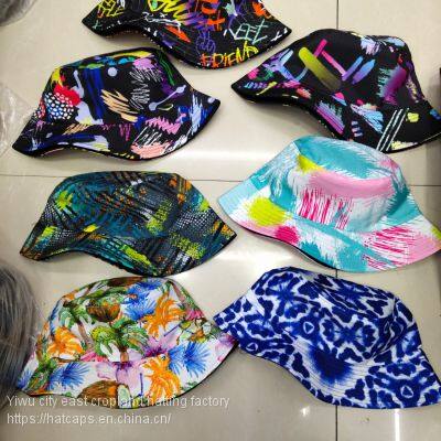 Basin of cross-border selling fisherman cap printing hat sun hat sunscreen cap