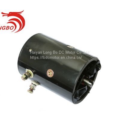 Chinese factory 12V 1.2KW W-6206 high quality hydraulic power dc motor with carbon brushe HY61056