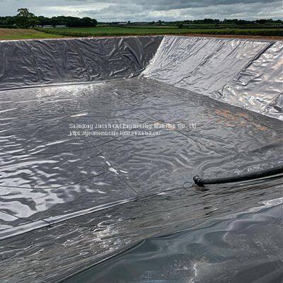 Mud lagoon geotechnical film 1.50 mm HDPE geomembrane