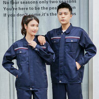 Customized Men's Workshop Factory Reflective Strip for Long Sleeved Workwear photo-5