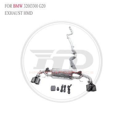 HMD SS304 Exhaust Catback for BMW 320i 420i F30 F36/ 320I G20/320i 330i G20/420i F36 Muffler With Valve For Cars Whatsapp+86 18946955156