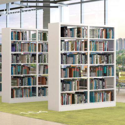 Retail Display Bookcase | HN-RC01 | Double Sided | Bookstop Design | Commercial Grade | Bookstore Shelving- OEM/ODM Factory
