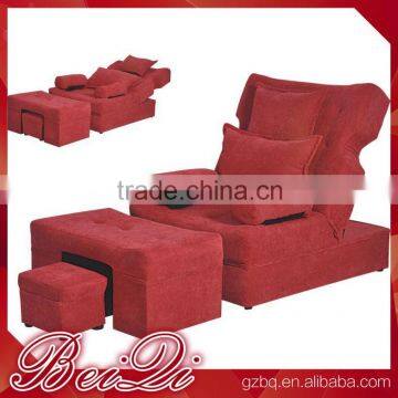 Red Antique Manicure Pedicure Spa Chair for Sale ,Wholesale Beauty Salon Equipment supplier