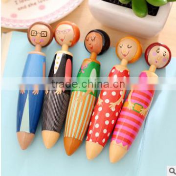 Japan and South Korea stationery wholesale cartoon doll villain ballpoint pens advertising pen ball-point pen student