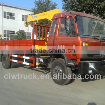 Dongfeng boom truck crane,4x2 truck with crane 10 ton