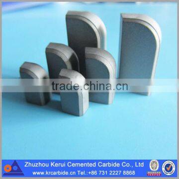 OEM T15K6/T5K10 brazed carbide tips for turning tools with good wear resistance