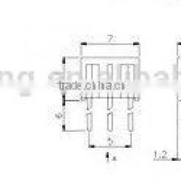 Single Turn Potentiometers 500 Ohm 6mm Cermet Trimmer Potentiometer 3362 photo-4
