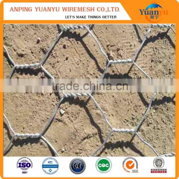 Hexagonal Wire Mesh For Gabion Box For River Bank