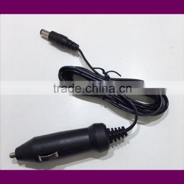 Male Cigarette Plug to DC 5.5x2.1 male Connector Power Cables