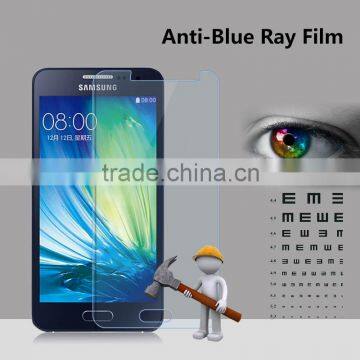 Fashion nano anti shock anti blue light screen protector for Samsung A3