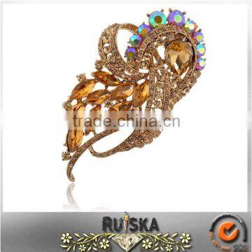 Wholesale Colored Rhinestone Brooch Jewelry