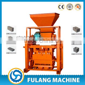 QT40-1 baking free concrete molds block machine for small business