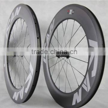 Powerway R13 Hub Carbon Road Rims 700C Bike Road Carbon Wheels UD Matt Carbon Road Bike Whels With ICAN Logos W86C photo-2