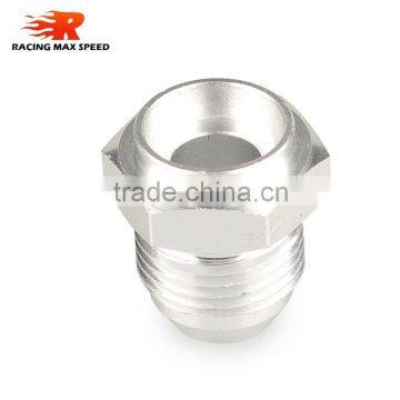 Real Alloy Fittings Hose Connector Wholesale An Male Aluminium Weld On Fitting Aluminum Hose Adapter AN4-ONE photo-2