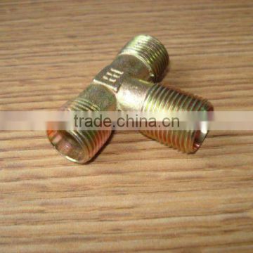 zinc plating tee fitting