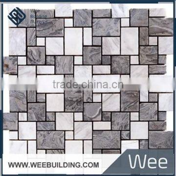 marble tile with mexico natural stone marble mosaic match fit