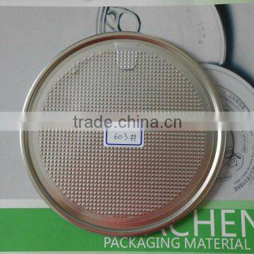 153mm easy peel off end aluminum foil can lid