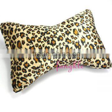 mini bone shape leopard manicure pillow