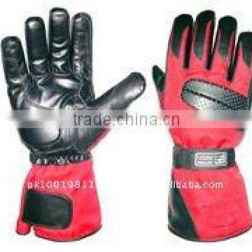 motorbike leather gloves