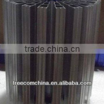 china manufacturer high-grade aluminium pipe heat sink