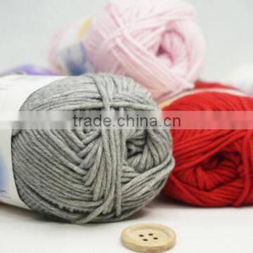 Long Staple Fibre Cashmere BABY Knitting FANCY Yarn for Needle 6MM