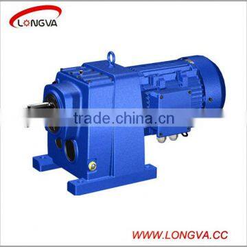 R series helical geared motor/speed reducer