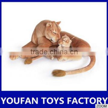 hot selling soft stuffed lifelike lion lovely high-simulation plush animal toy