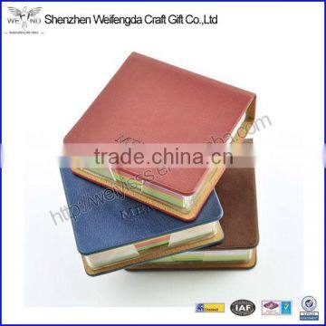 Hot Selling PU Leather And Acrylic Note Pad Holder