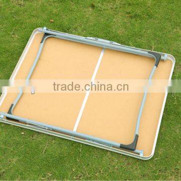 Small Yellow Lightweight Folding Camping Table photo-3