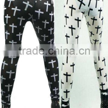 2013 women black and white leggings