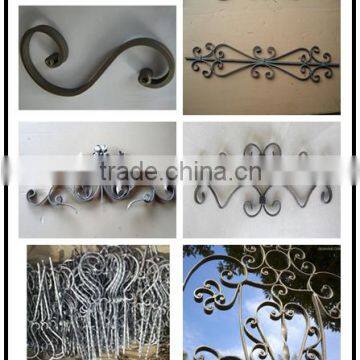 Forged/Cast Decorative Wrought Iron C/S Scrolls, Wrought Iron Metal Ornaments For Gates/Fences/Stairs/Railings Art.5056-5058 photo-2