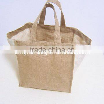 2015 yellow jute bag, 100% eco friendly