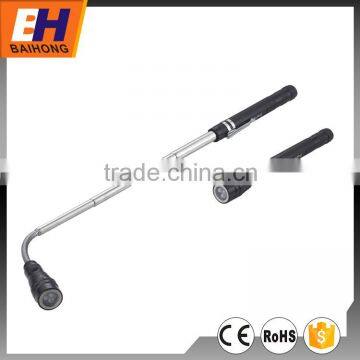 Magnetic Pick-up Tool with 3 LED Telescopic LED Torch Light