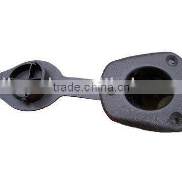 Flush Mount Rod Holder Plastic kayak adjustable flush rod holder