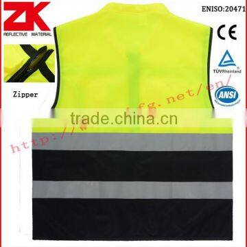 Best Price Wholesale Warning Reflective Vest With Multi Pocket photo-2