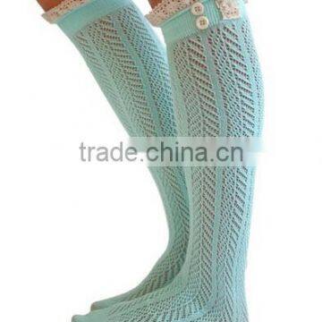 Black Friday Color Button Down Leg Warmers Lace Boot Cuff Socks Legwarmers Womens Knit Leggings at Stock photo-4