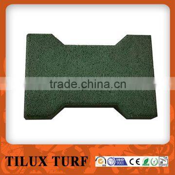 15mm Outdoor Dog Bone Rubber Tiles Mats Factory Directly Playground photo-3