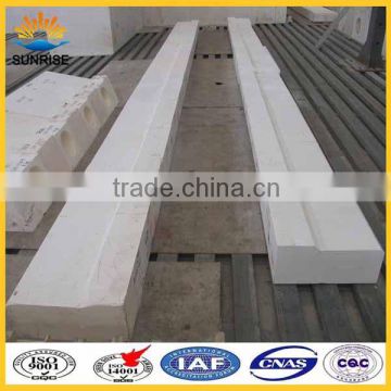 for glass furnace refractory brick fused cast AZS blocks