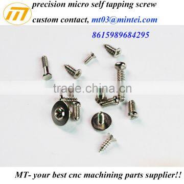 custom precision micro self tapping screw