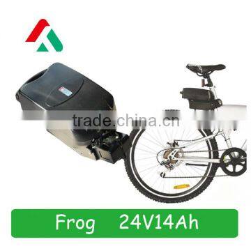 Frog Type 24V 14Ah High Discharge Rate Electric bike battery E-bike Lithium Battery Pack