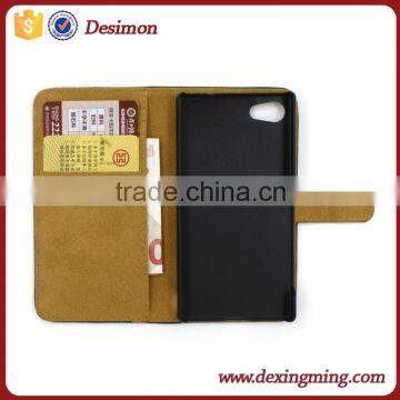 Luxury Wallet Stand Flip Case for Sony Z5 Compact Colorful Leather Phone Accessories Logo Cover Bags Custom photo-3