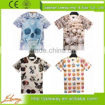 latest fashion wholesale 3d t shirt for man