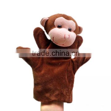 Promotional Kids Animal Monkey Plush Hand Puppet Toy