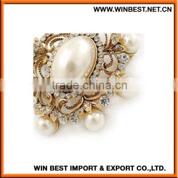 Wholesale in China Fashion Rhinestone Brooch, Rhinestone Brooch,rhinestone Flower Brooch