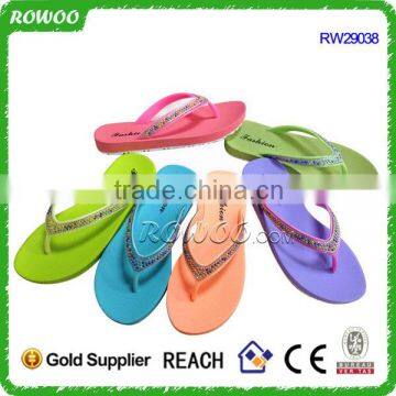 Fancy Popular Solid Color New Summer Cheap Flip Flops photo-4