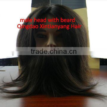 cheap human hair male hair mannequin heads