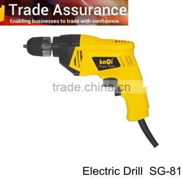 popular power tools with aluminum head 10mm electric drill